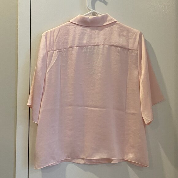 Aritzia Wilfred Beso Shirt | Talc Pink | Size L - Picture 2 of 4
